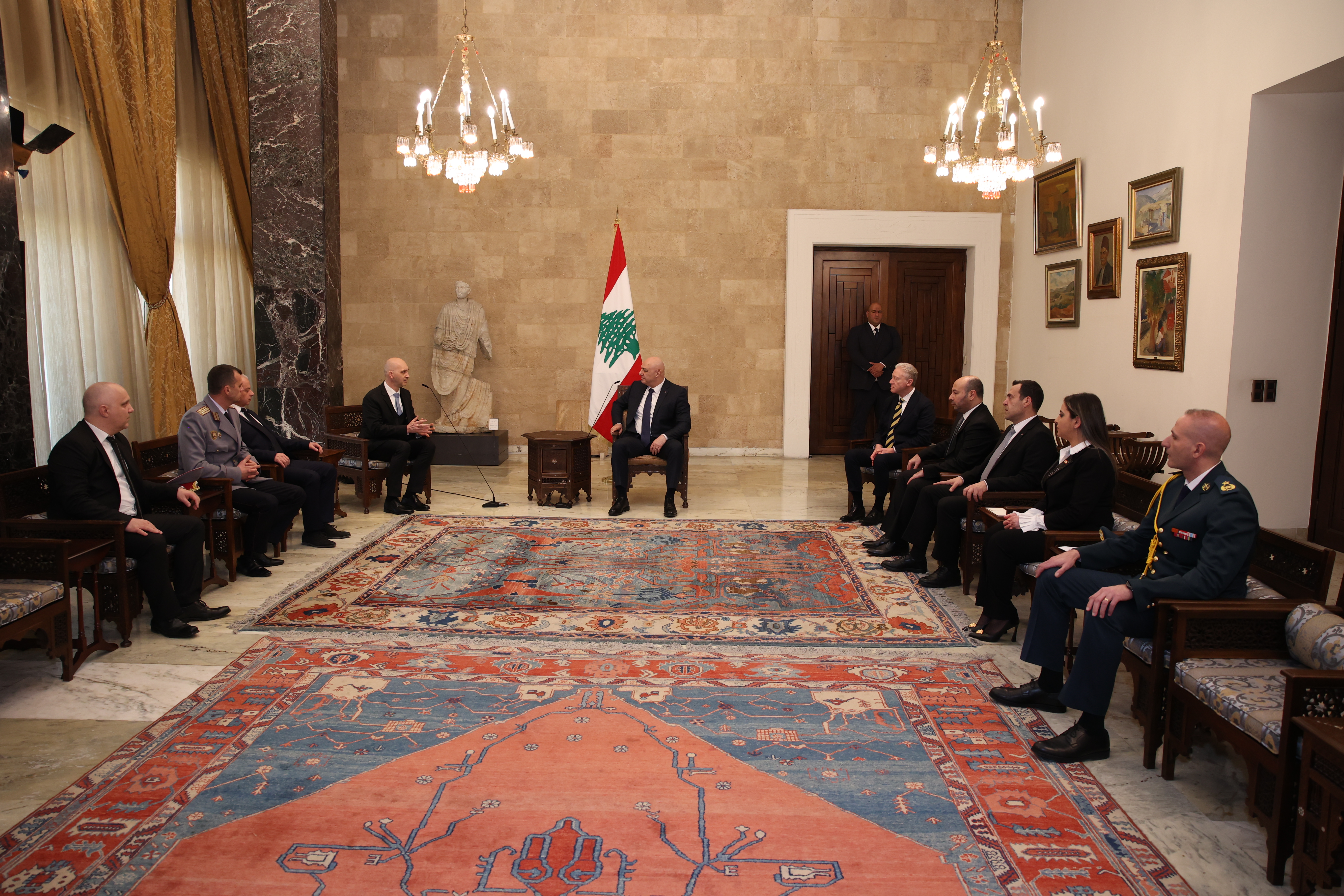 Ambassador Iassen Tomov presented his letters of credence to General Joseph Aoun, President of the Lebanese Republic